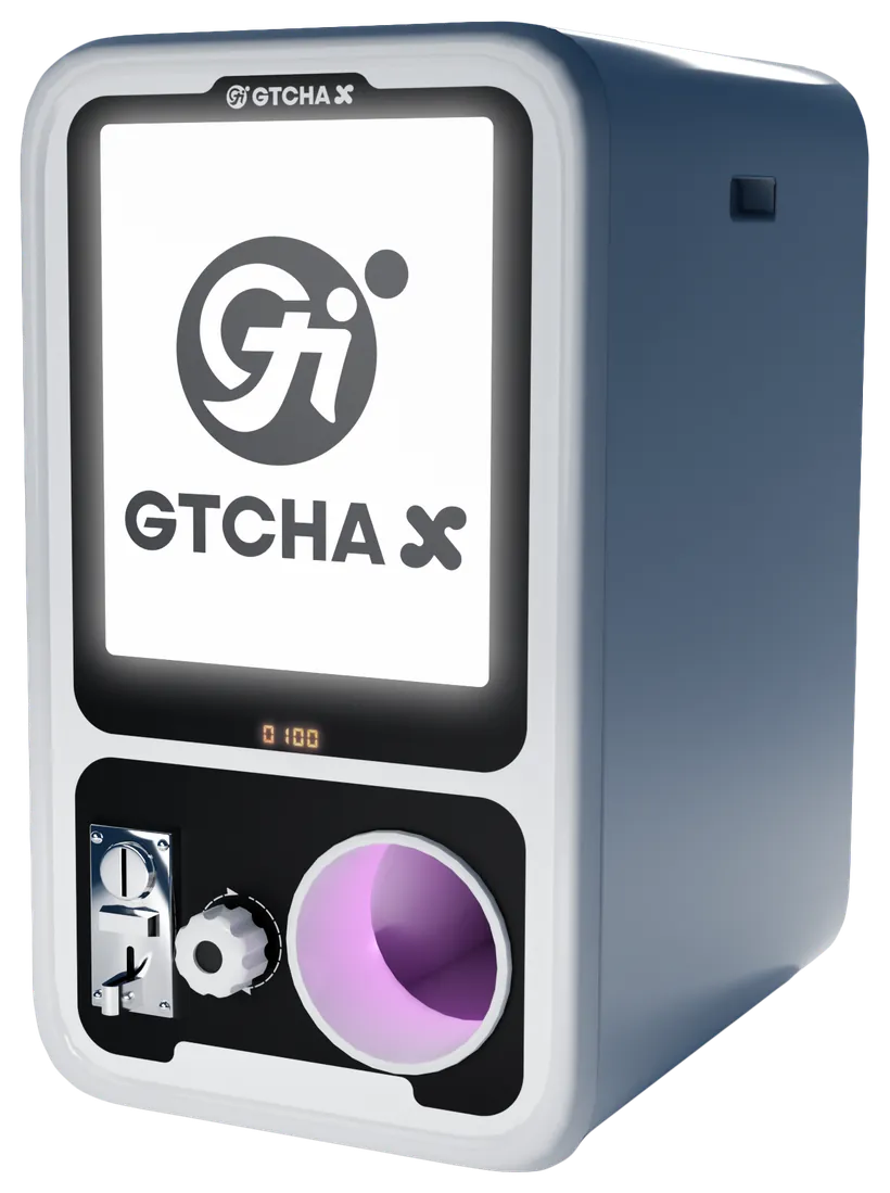 デジタルサイネージ搭載ガチャマシン GTCHA X 本体
